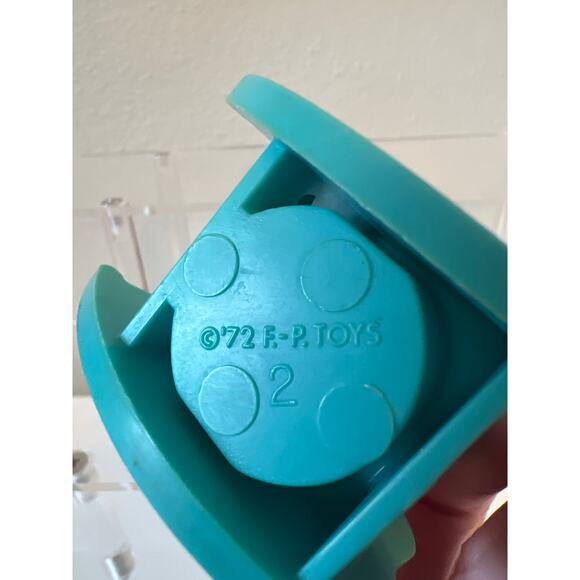 Vintage Fisher Price Little People Rocking Horse Playpen Nursery Set 1970's - Picture 7 of 8